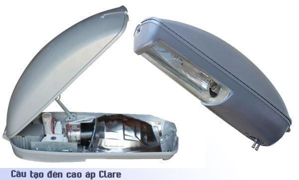 Đèn Đường CLARE cấu tạo đèn cao áp đèn cao áp clare