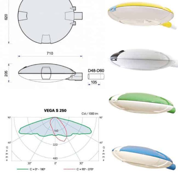 Đèn Đường VEGA đèn cao áp vega