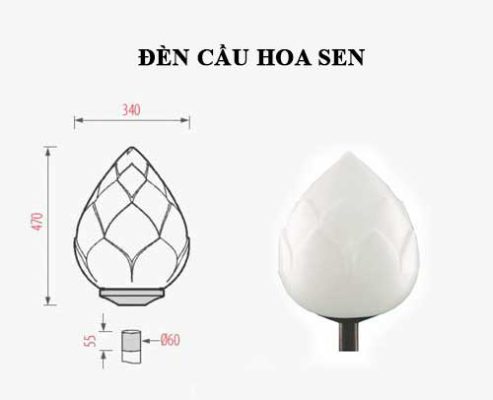 Đèn Cầu Hoa Sen đèn cầu hoa sen