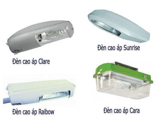 Một số mẫu chóa đèn cao áp