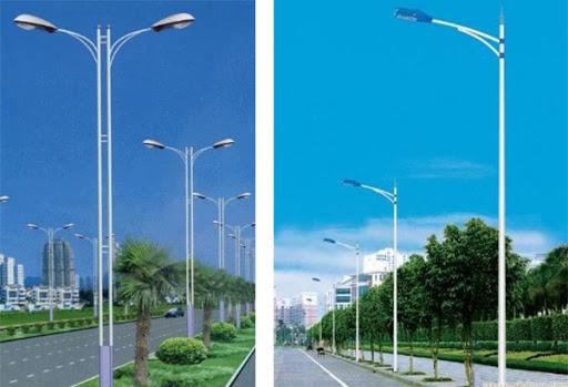 Cột đèn cao áp 6m ở đường quốc lộ