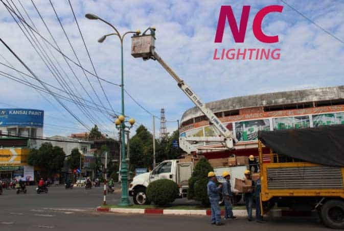 Biện pháp thi công chiếu sáng đô thị về đêm