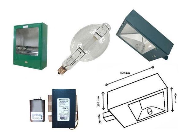 Bộ đèn cao áp 1000w dành cho sân tennis