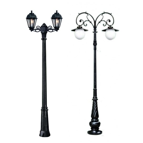 Cột đèn chiếu sáng 2 bóng NC Lighting