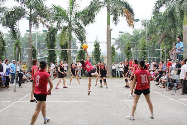 Cột đèn sân bóng chuyền