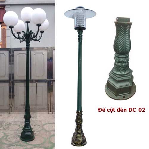 cột đèn sân vườn DC-02 kiểu dáng sang trọng