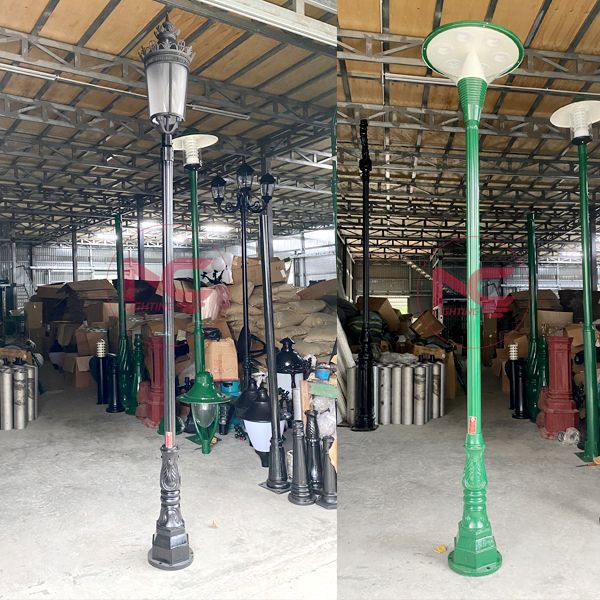 cột đèn trang trí 1 bóng dc02