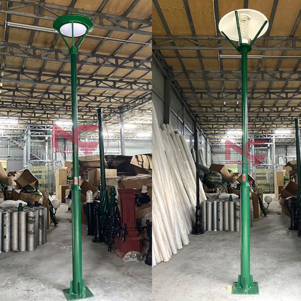 cột đèn trang trí 1 bóng