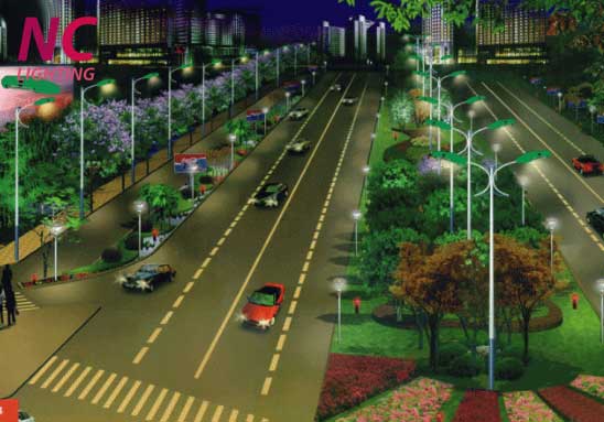 Dây lên đèn chiếu sáng đường phố