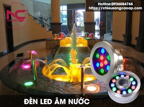 đèn led âm nước tạo hiệu ứng tuyệt đẹp
