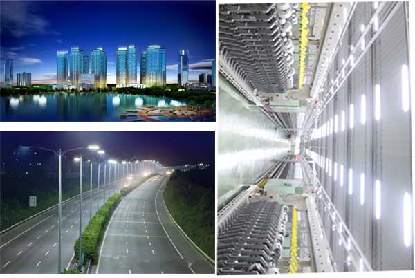 Đèn led cao áp chiếu sáng các công trình giao thông