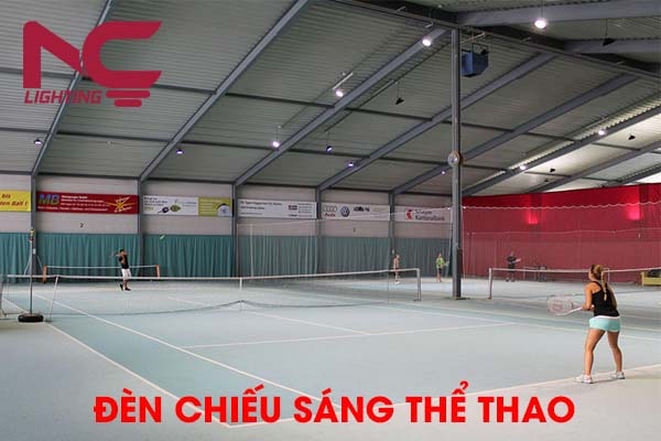 Đèn led chiếu sáng sân quần vợt