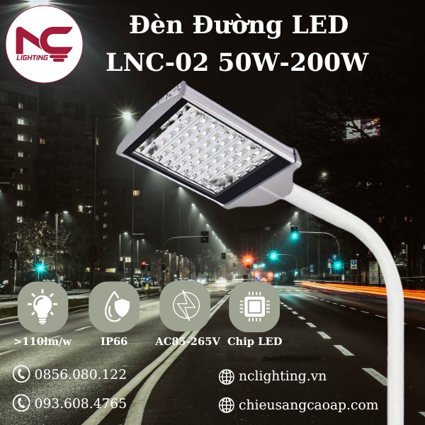 Đèn Led Cao Áp LNC-02 mô tả đèn led cao áp LNC-02
