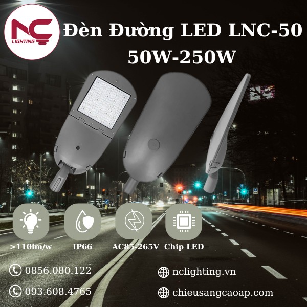 đèn đường LED LNC50