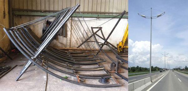 Cột Đèn Cánh Buồm Hình ảnh Cần đèn cánh buồm