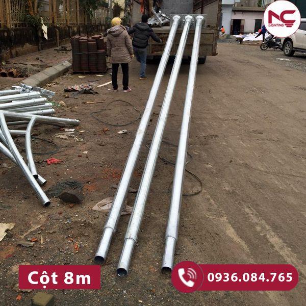 Hình ảnh cột đèn cao áp 8m