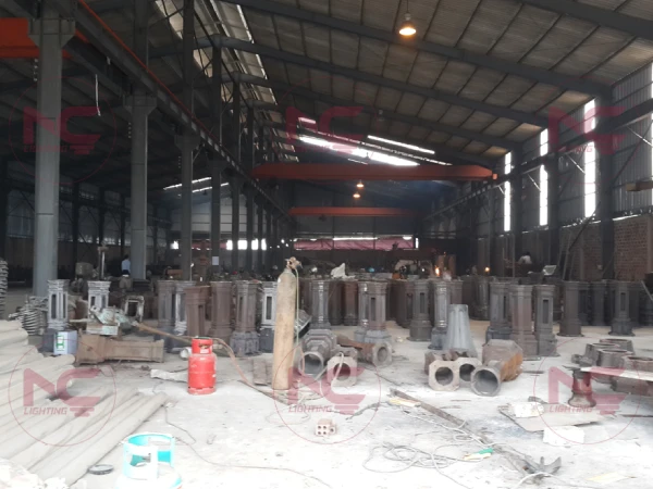 hình ảnh nhà máy cột đèn sân vườn hình ảnh nhà máy cột đèn sân vườn