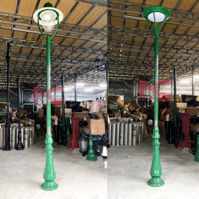 Hình ảnh thực tế cột đèn sân vườn DC09