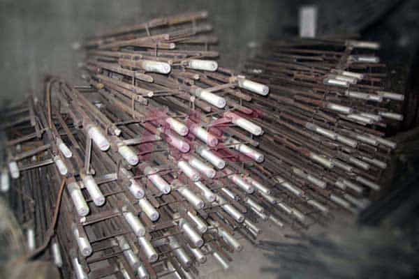 Hình ảnh thực tế Khung móng cột đèn