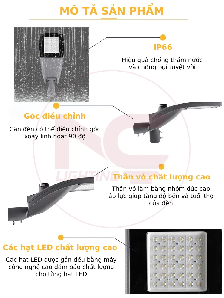 Đặc điểm của đèn led cao áp LNC49