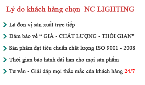 Lý do nên mua hàng tại NC Lighting