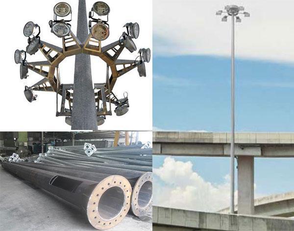 mẫu cột giàn đèn nâng hạ