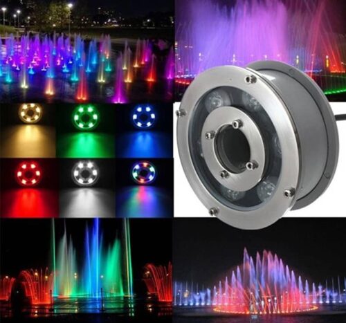 Đèn Led RGB là gì? 5 mẫu đèn Led thông dụng nhất Mẫu Đèn Led âm nước RGB chiếu sáng