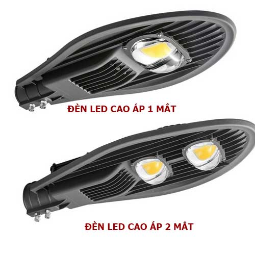 Những điều cần biết về đèn cao áp led Mẫu đèn led cao áp 1 mắt, 2 mắt