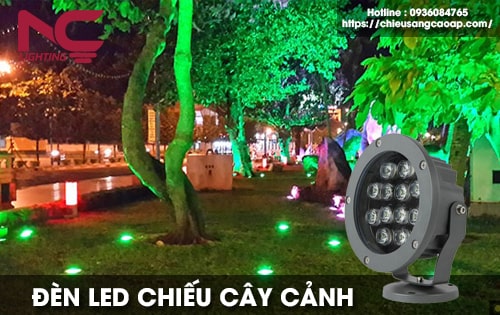 Mẫu đèn led chiếu cây cảnh đẹp NC Lighting