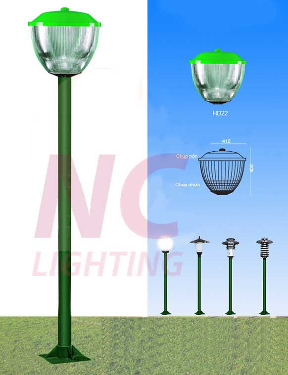 Mẫu Đèn sân vườn tulip loại 1 bóng