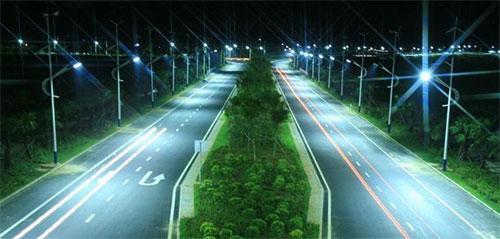 Mô phỏng 3D Đèn led chiếu sáng đường phố