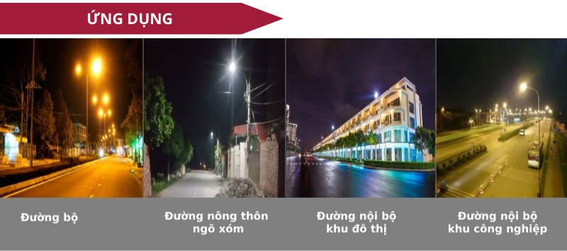 Ứng dụng đèn đường Led