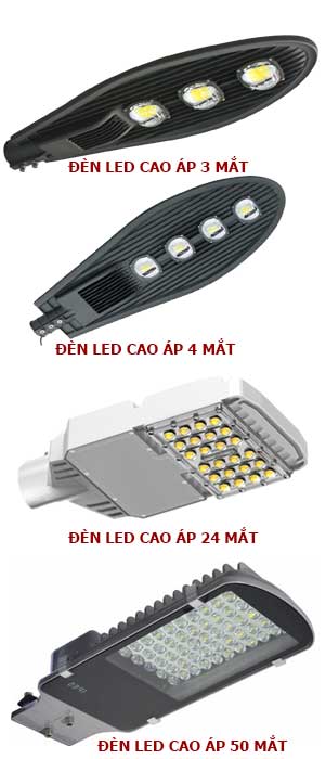 Những điều cần biết về đèn cao áp led Một số mẫu đèn led cao áp