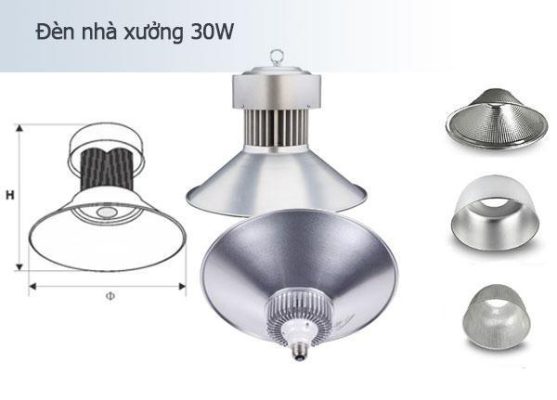 Đèn Led Nhà Xưởng XNC-06, P=30W Những hình ảnh chi tiết về đèn led nhà xưởng XNC-06