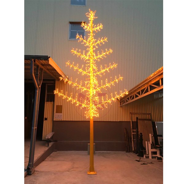 cột đèn trang trí cây thông noel DC14