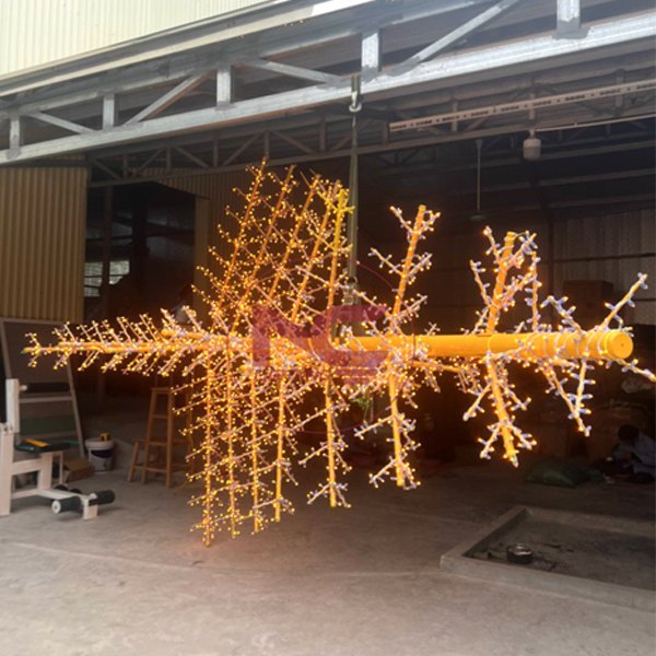 cột đèn trang trí cây thông noel DC14 cột đèn trang trí cây thông noel DC14