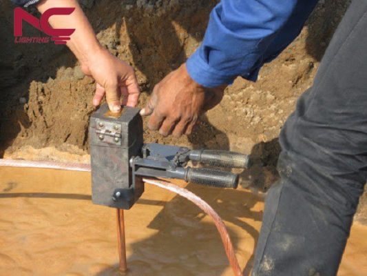 Cách đóng cọc tiếp địa chống sét