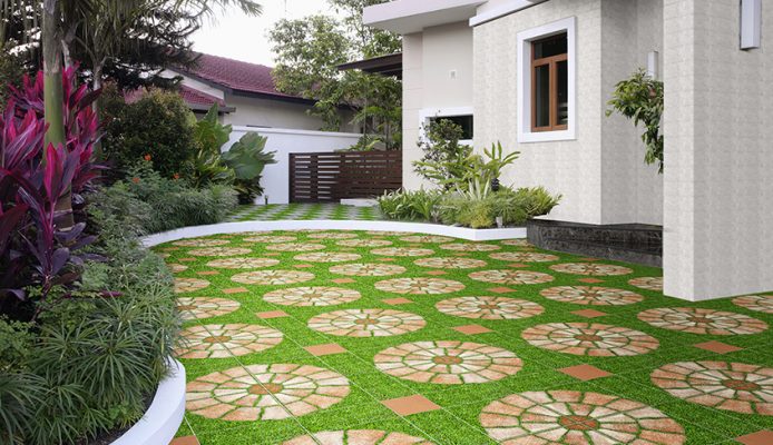 Gạch lát sân vườn