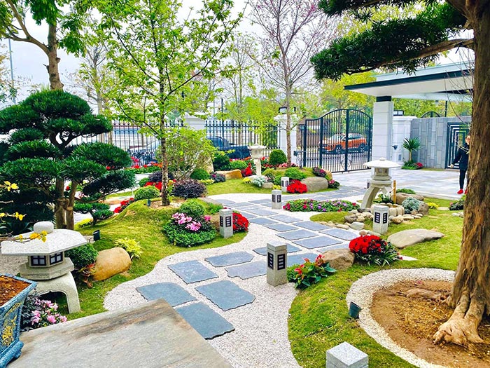 Mẫu sân vườn ấn tượng
