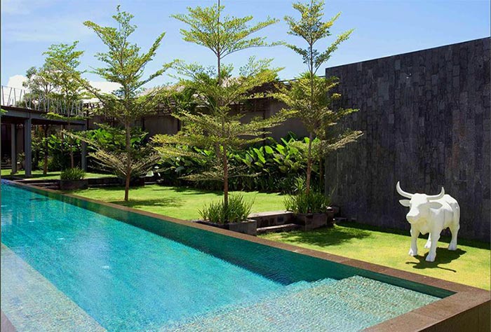 Mẫu sân vườn đơn giản hiện đại