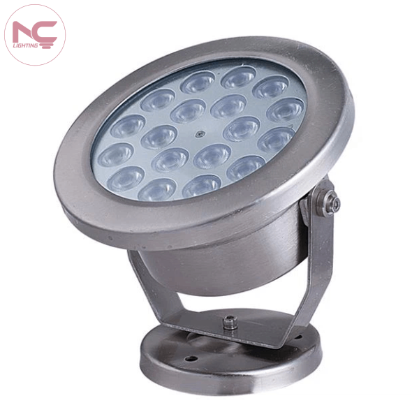 Đèn Led Âm Nước Tản Nhiệt NCATN-05 công suất 18x2W