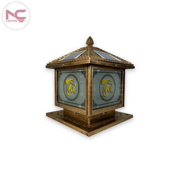 Đèn Trụ Thư Pháp Năng Lượng Mặt Trời LNC-TC-05