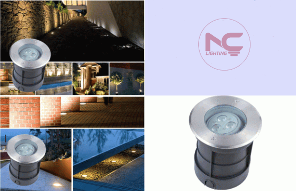 Đèn Led Âm Đất Chỉnh Hướng Cao Cấp ADCH Hình ảnh Đèn led âm sàn chỉnh hướng cao cấp