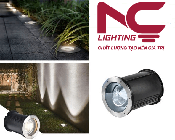 Đèn Led Âm Đất Chỉnh Hướng COB ADCHC Hình ảnh thực tế Đèn Led Âm Đất Chỉnh Hướng COB ADCHC
