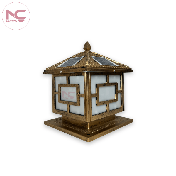 Mẫu Đèn Trụ Cổng Năng Lượng Mặt Trời LNC-TC-04