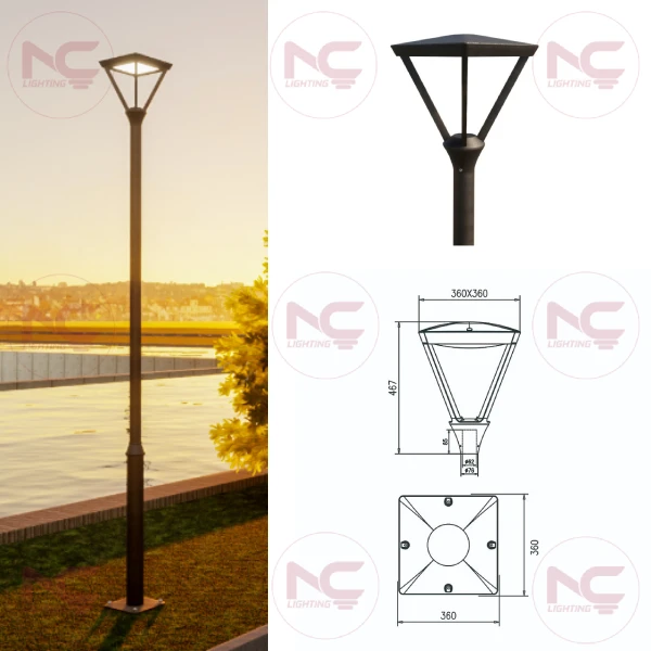 đèn sân vườn DN25 đèn sân vườn DN25