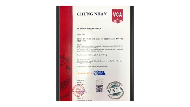 Giấy chứng nhận nhãn hiệu NCLighting