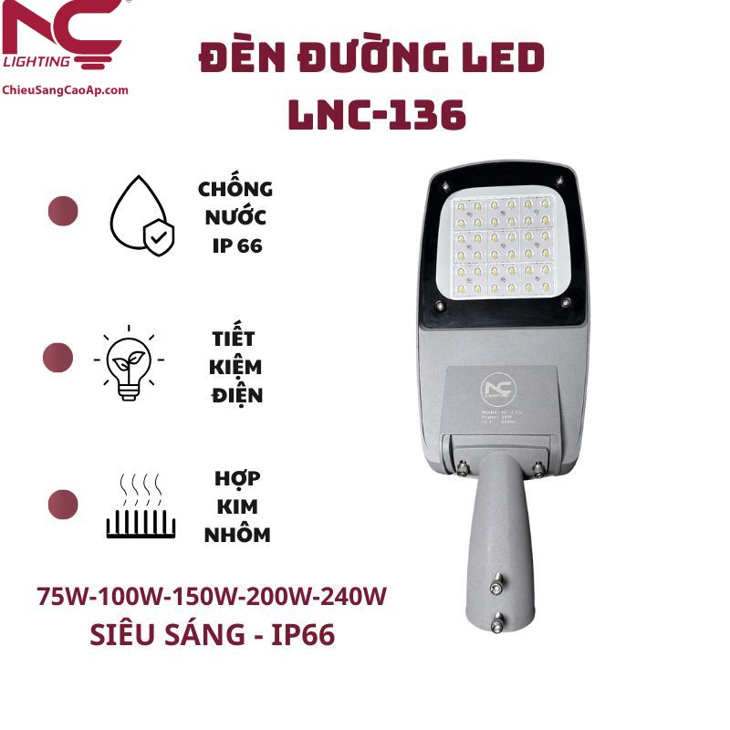 Đèn Led Cao Áp LNC-136 Đèn led chiếu sáng LNC-136