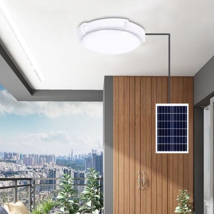 Sử dụng đèn ốp trần năng lượng mặt trời trong nhà