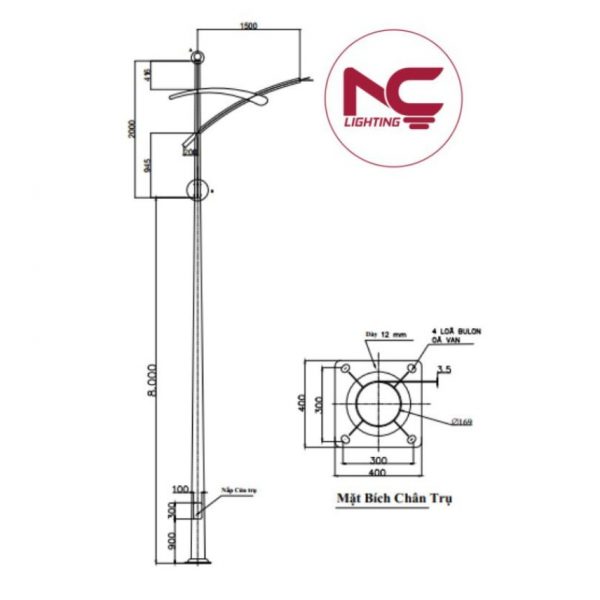 Trụ đèn NC-13